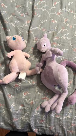 Mewto and Muew plushies