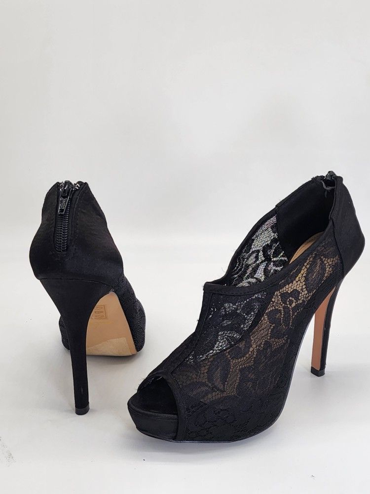 Aldo Black High Heels Lace