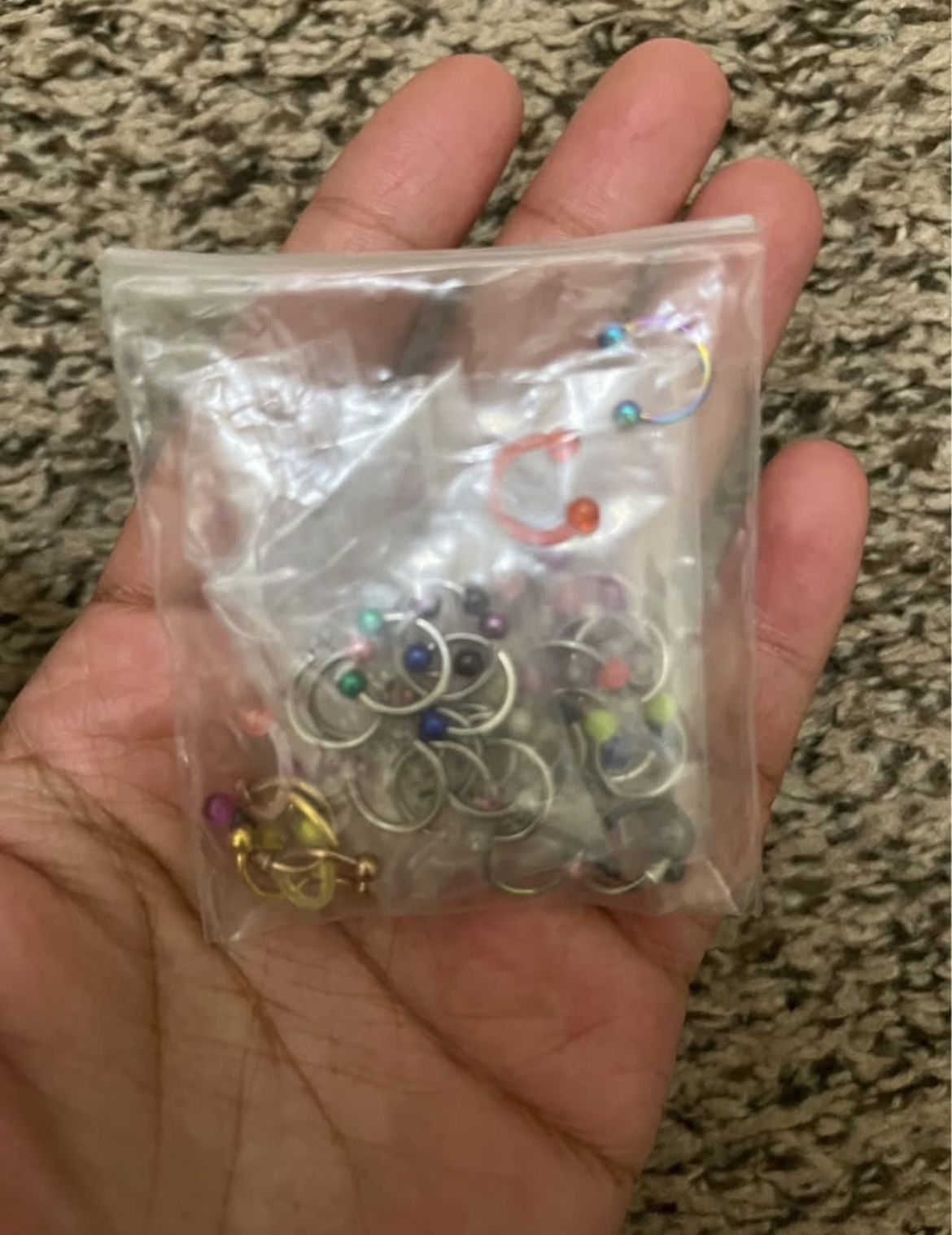 Bag Of Septum Jewelry 