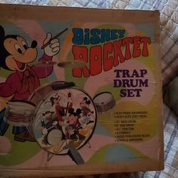 Disney Drum Set Vintage 