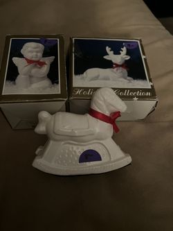 Vintage world bazaars Holiday collection figurines