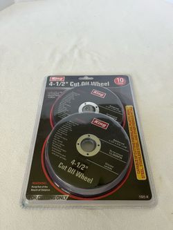 King 10-Piece 4-1/2" Cut-Off Wheel Set