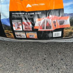 14-Person 4-Room Tent