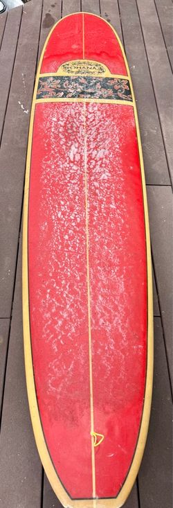 Ohana Longboard Surfboard Red