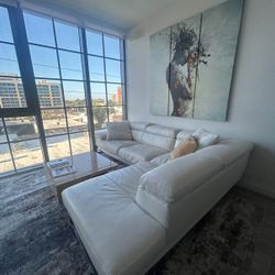 LEATHER COUCH