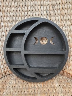 Wooden Wall Sm .shelves Art Piece 