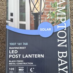 Hampton Bay Ravencrest LED Post Lantern