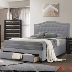 Queen Bed Frame With Storage