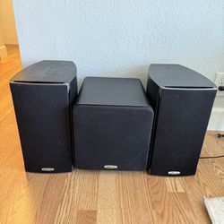 Polk Audio Subwoofer And Speakers 