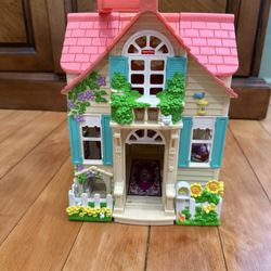 Fisher Price Country Cottage Sweet Streets Loving Family Doll House Mattel 2000