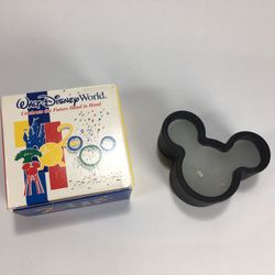 Walt Disney World 2000 Smoked Glass Mickey Mouse Candle