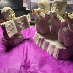 Snowbabies The Three Trumpeters Dept 56 