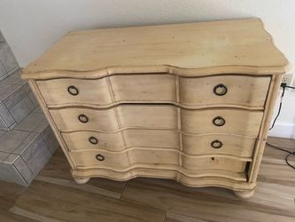 Wood Dresser with Drawers