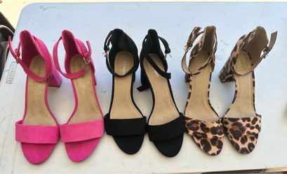 Old Navy Faux-Suede Block-Heel Sandals Size 11