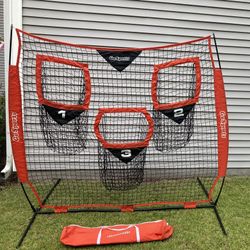 GoSports Football Throwing Target Training Net QB Practice 