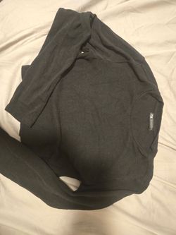 Zara Black Long Sleeve Crop Large