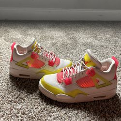 jordan 4 retro white lemon pink GS