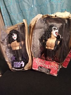 KISS Gene Simmons Demon Collectible Bust + Matching KISS Figure