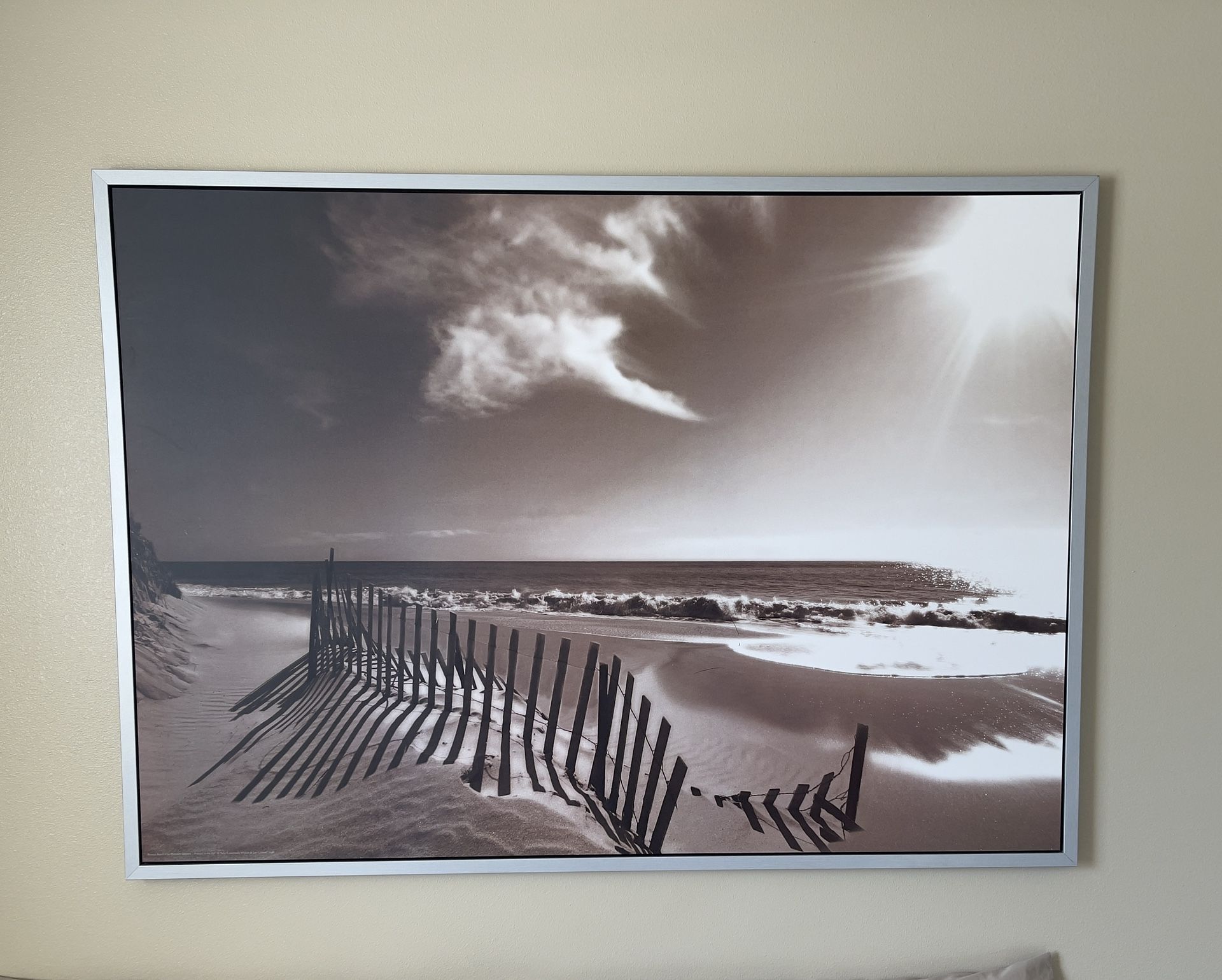 Large raised frame wall art