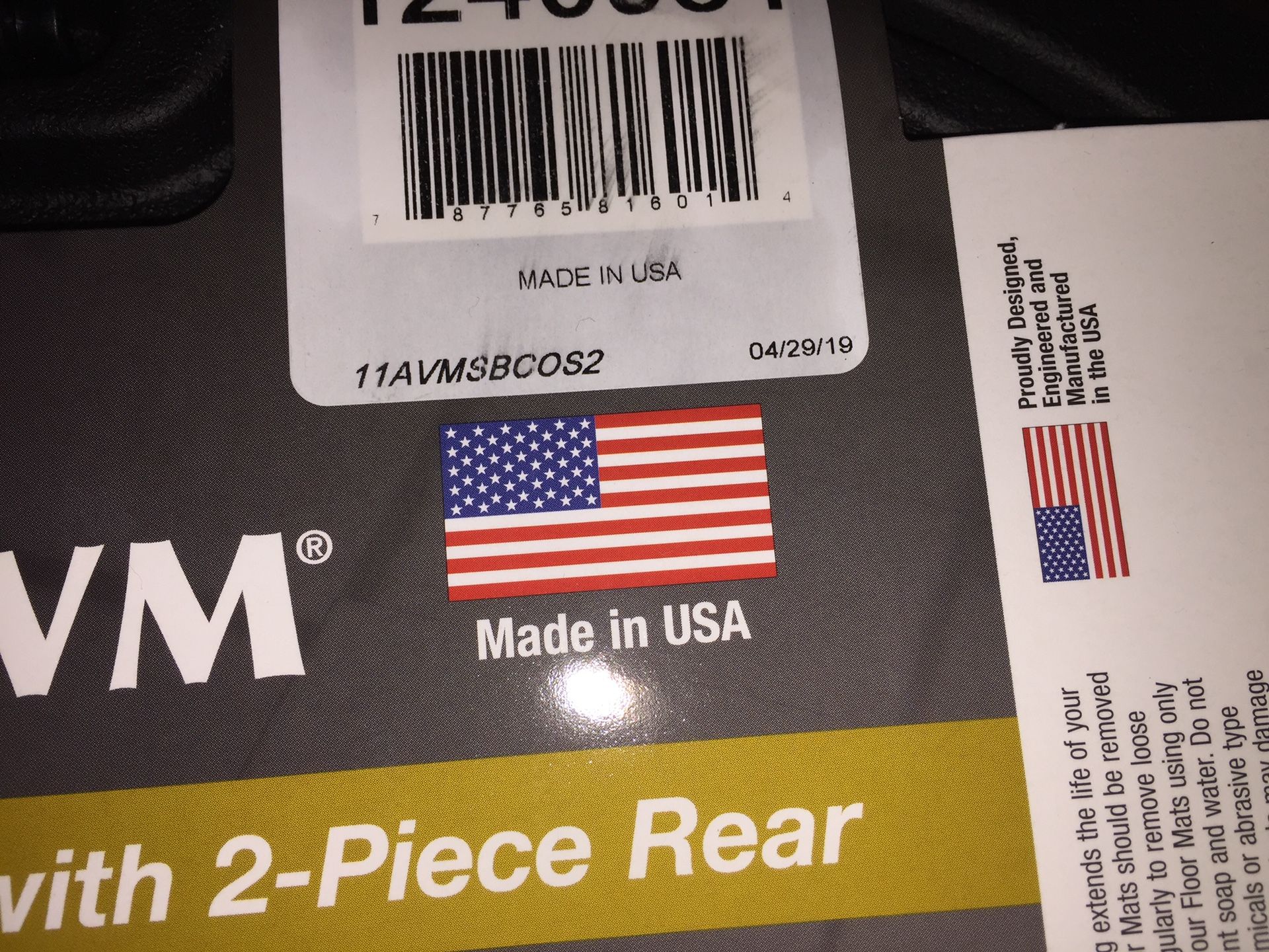 WeatherTech AVM Set of 4 Car Mats *BRAND NEW