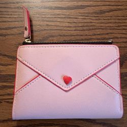 Pink Leather Wallet