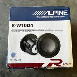Alpine Type R 10” Sub 