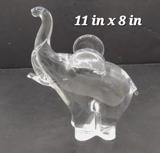 Gorgeous ELEPHANT V NASON ITALY Glass Art Elephant Statue...