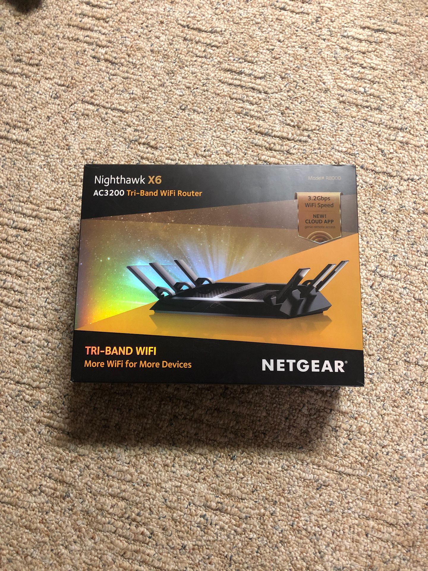 Netgear x6 ac3200 nighthawk router