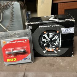 Arctic Freezer 7 Pro Socket 775 CPU Cooling Fan & Heat Sink & new THERMAL GREASE