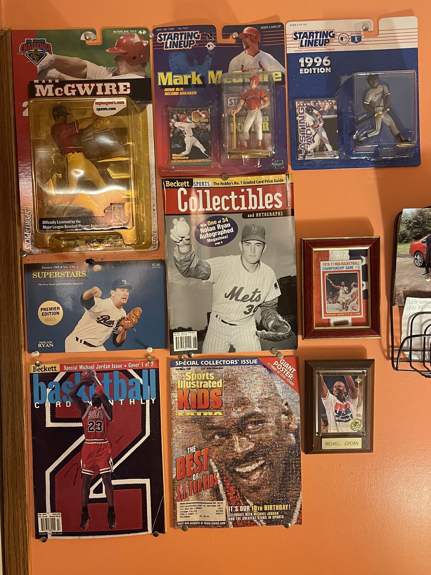 3 Sports Illustrated Magazines 2 MJ 1 Nolan Ryan