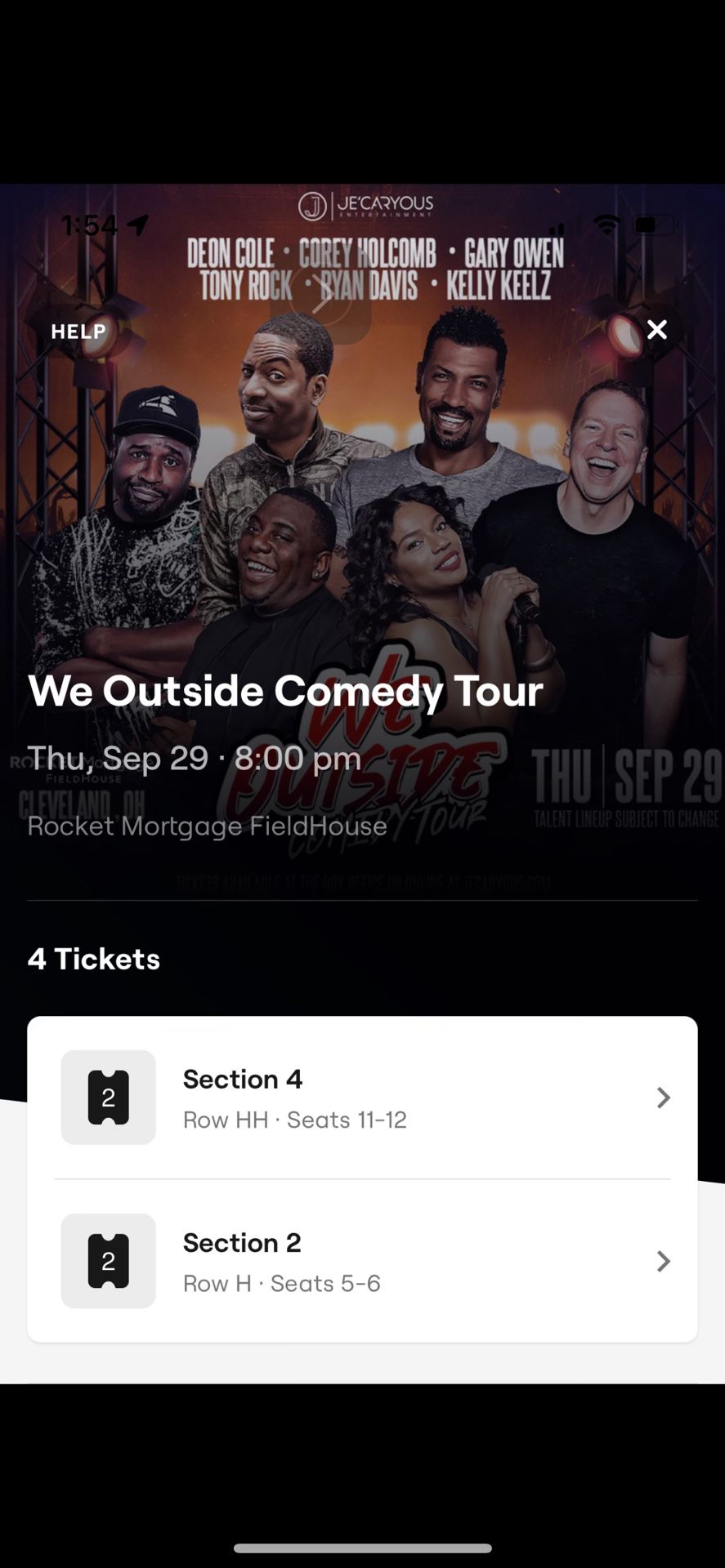 WE OUTSIDE COMEDY TOUR