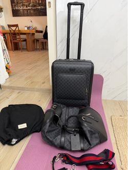 Gucci Travel Set – Carry-On Spinner + Duffle Bag (Like New)OBO