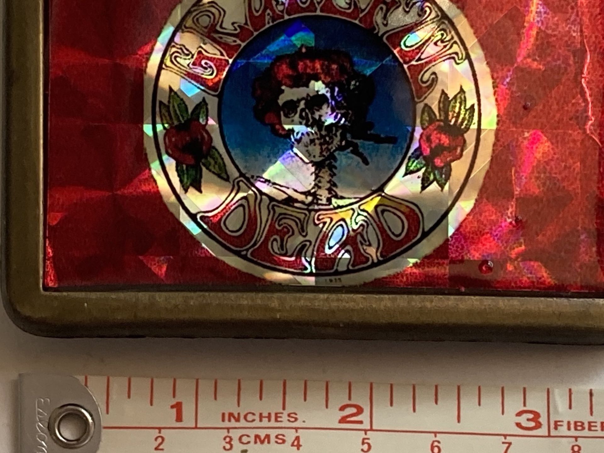 Vintage old Grateful Dead belt buckle Jerry Garcia MAKE OFFER music band