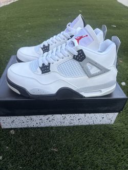 Jordan 4 White Cement
