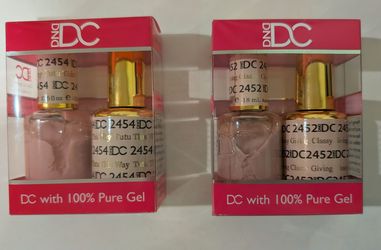 DND DC 100% Pure Gel Nail Polish Duo Set x2
