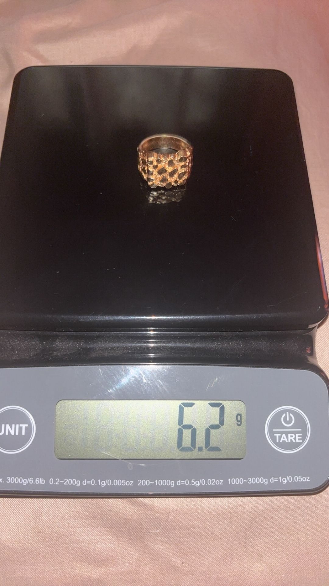 14k Nugget Ring 
