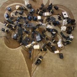50 Various Power Adapters and chargers mixed brands and models 