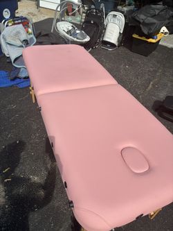 Pink Portable Massage Table
