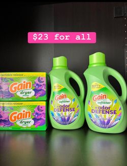 Gain Fabric Softener & Dryer Sheets