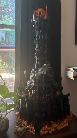 Lego Barad Dur fully assembled