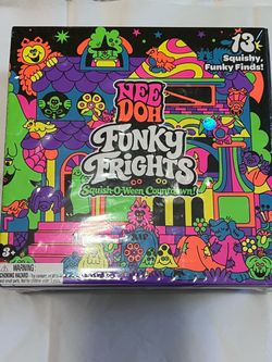Nee Doh Funky Frights Squish-O-Ween Countdown Set