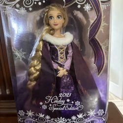 Disney Rapunzel Holiday Doll