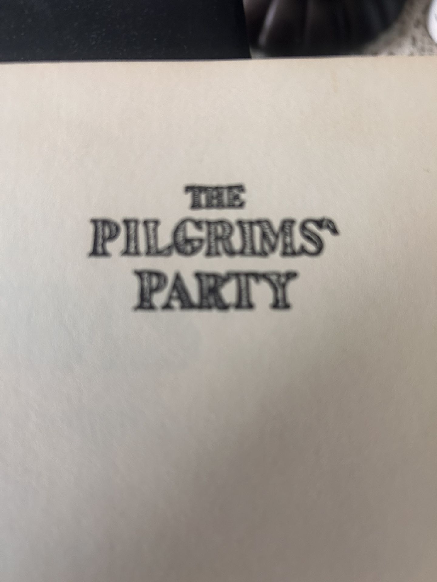 Vintage Children's Book 1931~ THE PILGRIMS' PARTY A Really Truly Story ~ Lowitz