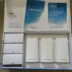 Linksys Velop Whole Home Mesh Wi-Fi Router Dual-Band System AC3900 (3-pack)