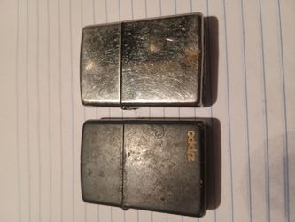 2 zippo lighters for sale.