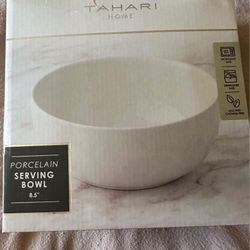 Tahari Porcelain 8.5 Serving Bowl