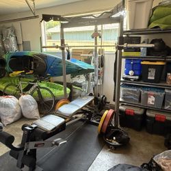 Gold’s Gym Full Home Gym Rack + Weights – Complete Setup