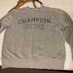 Genuine Champion Sweatshirt Collegiate Style Print I