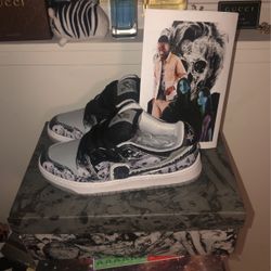 Kito Catacombs Custom Nike Dunks Size 6 in Mens, 7.5 In Womens, and 6Y Removable Swoosh Customs