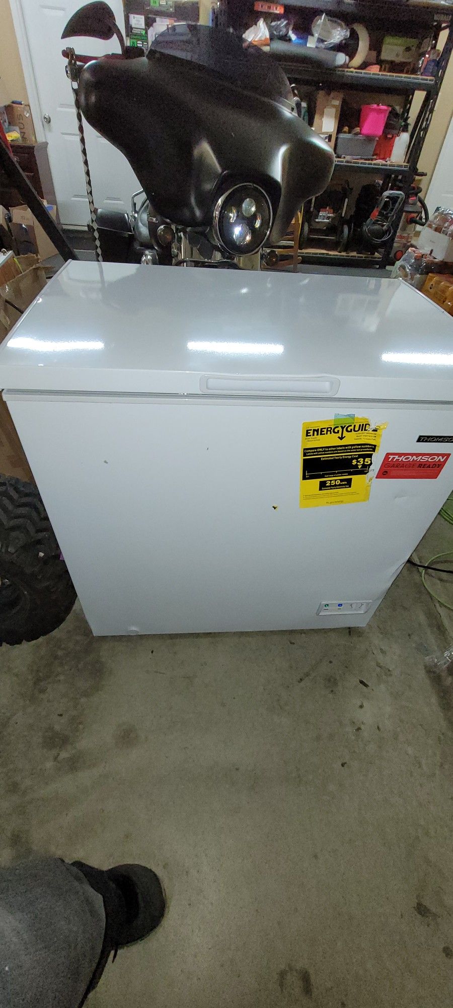 New 5.0cu Ft Deep Freezer 